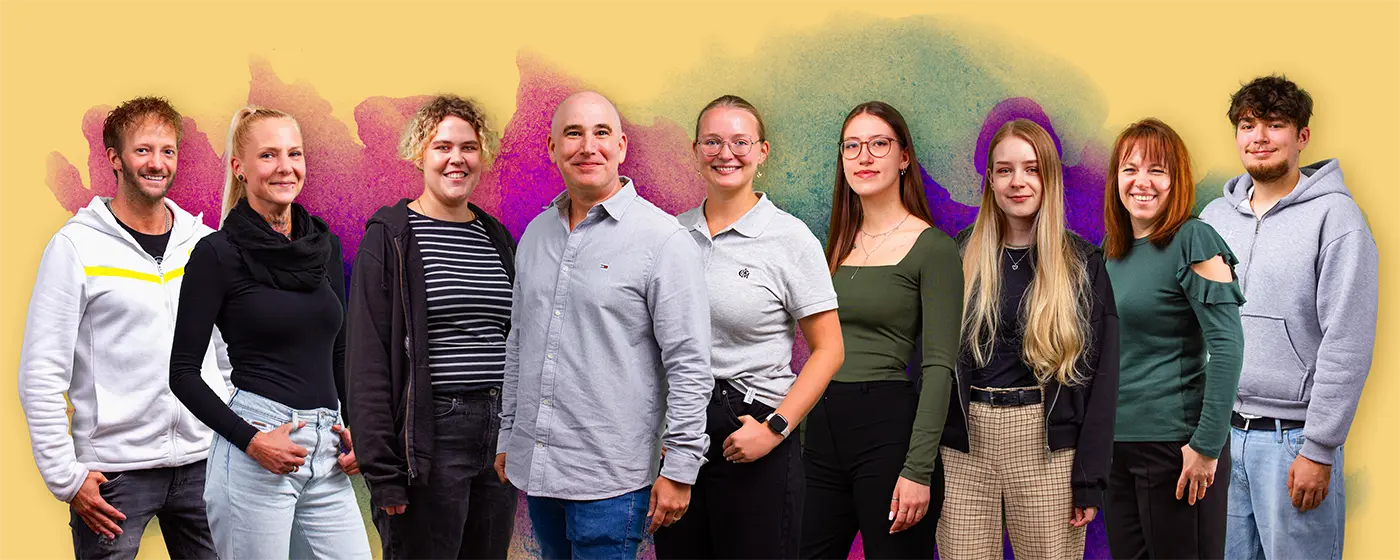 Das Team der Inobhutnahme-Gruppe der Evangelischen Jugendhilfe Bergisch Land