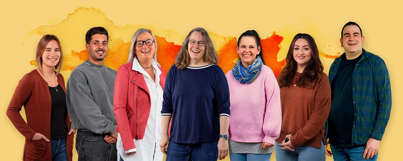 Das Team der Kinder-Wohngruppe Bismarckstraße der Evangelischen Jugendhilfe Bergisch Land