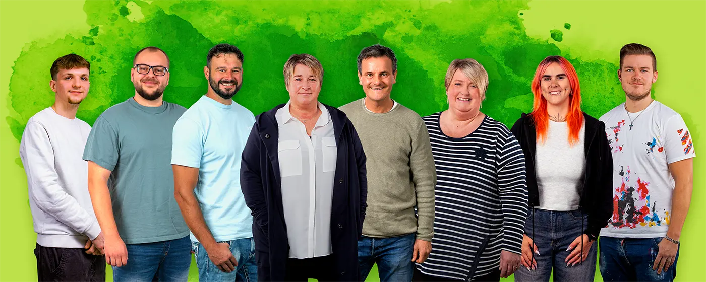 Das Team der Jungenwohngruppe Eberhardstr. 49 der Evangelischen Jugendhilfe Bergisch Land Stellenangebot